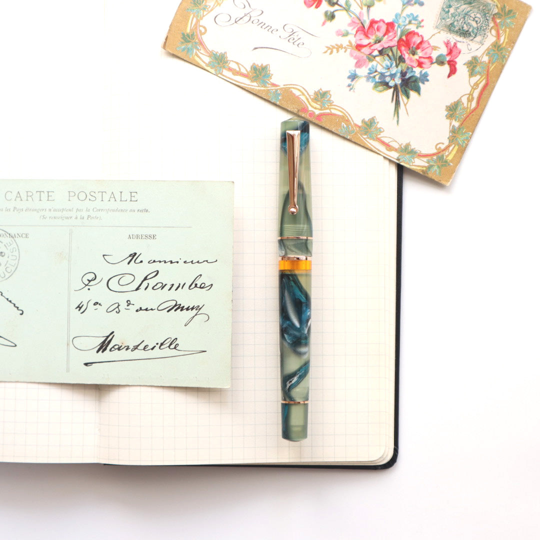 D-N(ダブル・ニブ) 万年筆 デューン ホライゾンローズゴールド 極細字/細字/中字/太字/1.1mm/1.5mm