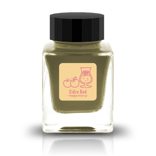 【期間限定】平山萬年堂 インク30ml Cidre Red【ラメ入り】【香り付き】