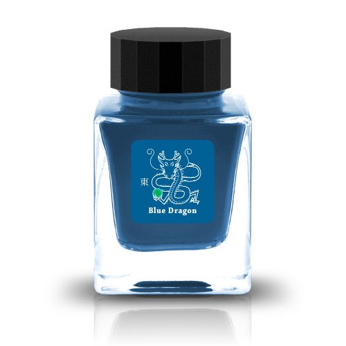 【期間限定】平山萬年堂 インク30ml Blue Dragon【ラメ入り】