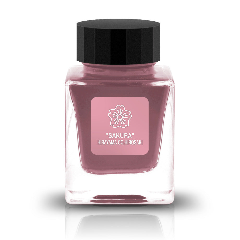 【期間限定】平山萬年堂 インク30ml SAKURA HIRAYAMA CO. HIROSAKI【ラメ入り】