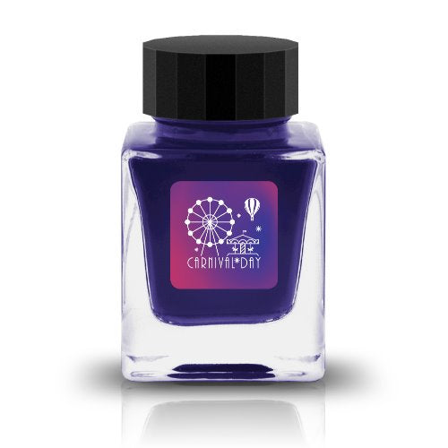 【期間限定】ペンとインクと文房具の店 樂 インク30ml Carnival Day【ラメ入り】