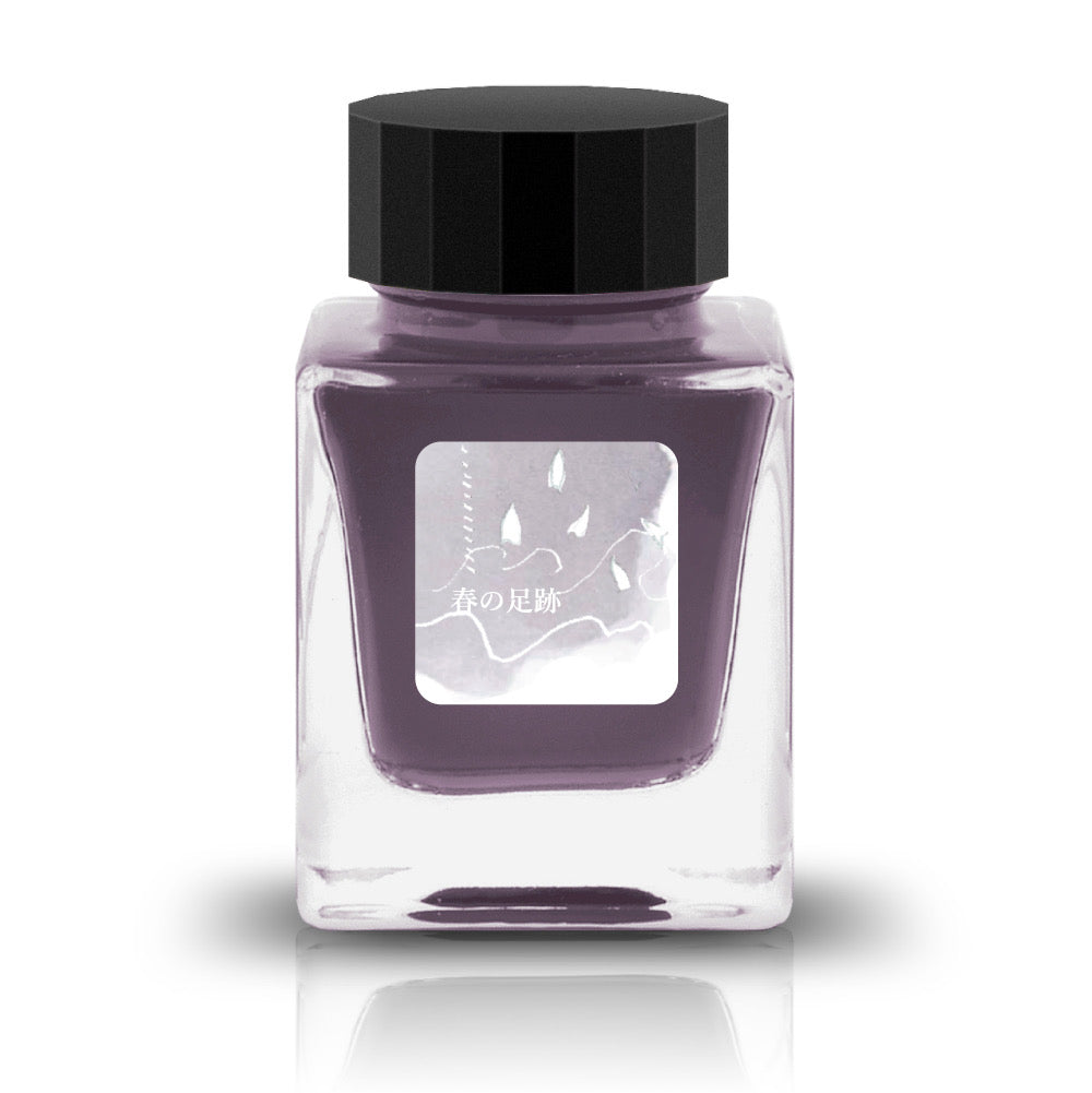 【期間限定】ツバキ舎 インク30ml 春の足跡【ラメ入り】