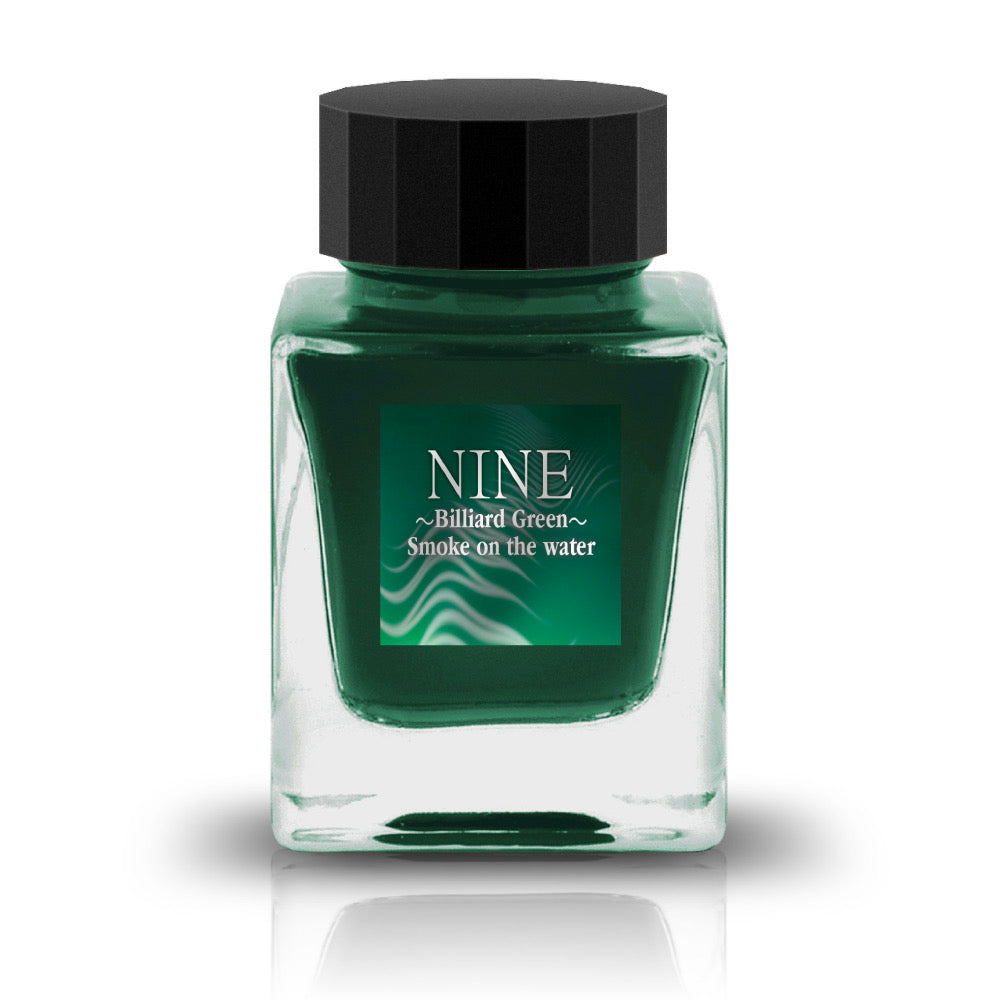 【期間限定】NINE雑貨ストア インク30ml Smoke on the Water 〜BilliardGreen〜【ラメ入り】