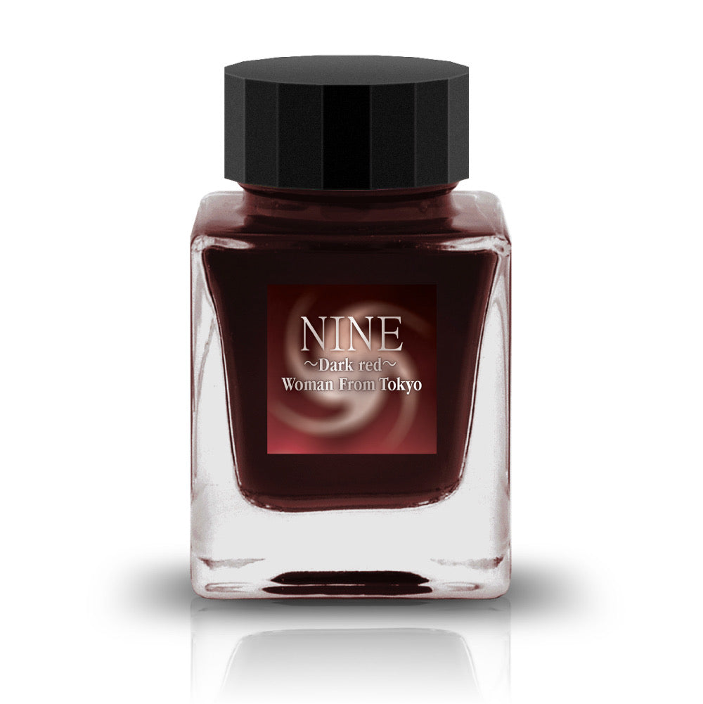 【期間限定】NINE雑貨ストア インク30ml Woman from Tokyo~Dark red~【ラメ入り】