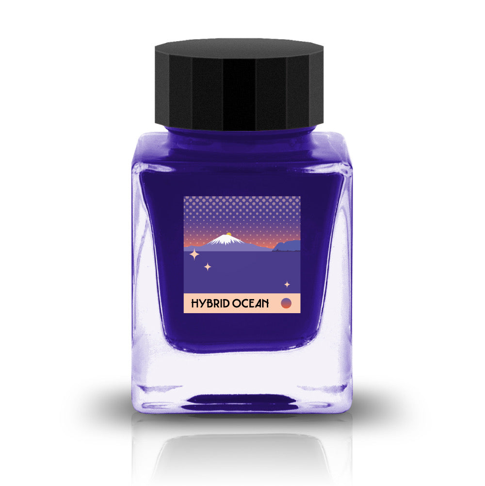 【期間限定】 文章堂 インク30ml HYBRID OCEAN【ラメ入り】