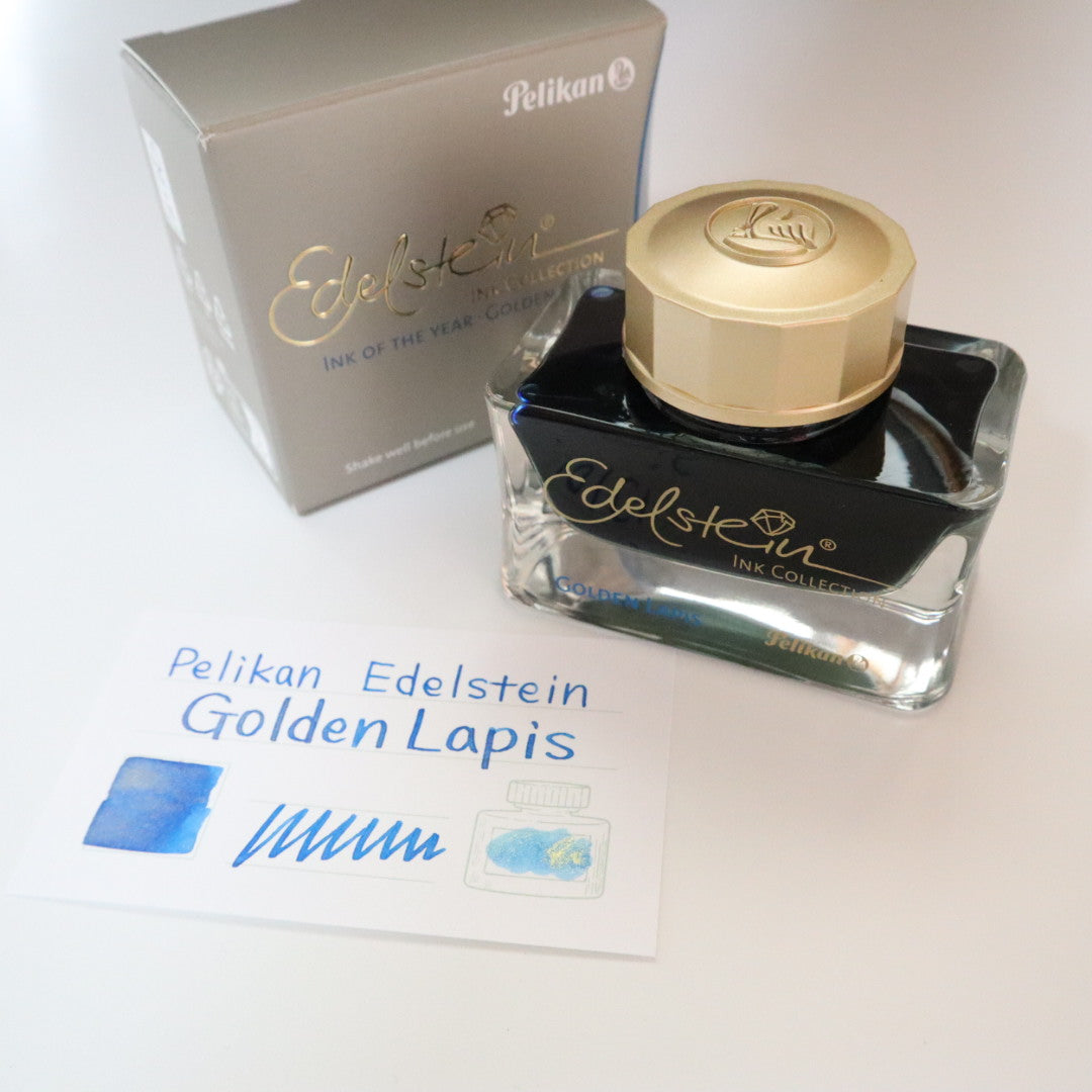 【限定品】Pelikan(ペリカン) インク 50ml エーデルシュタイン Ink of the Year 2024 ゴールデンラピス【ラメ入り】