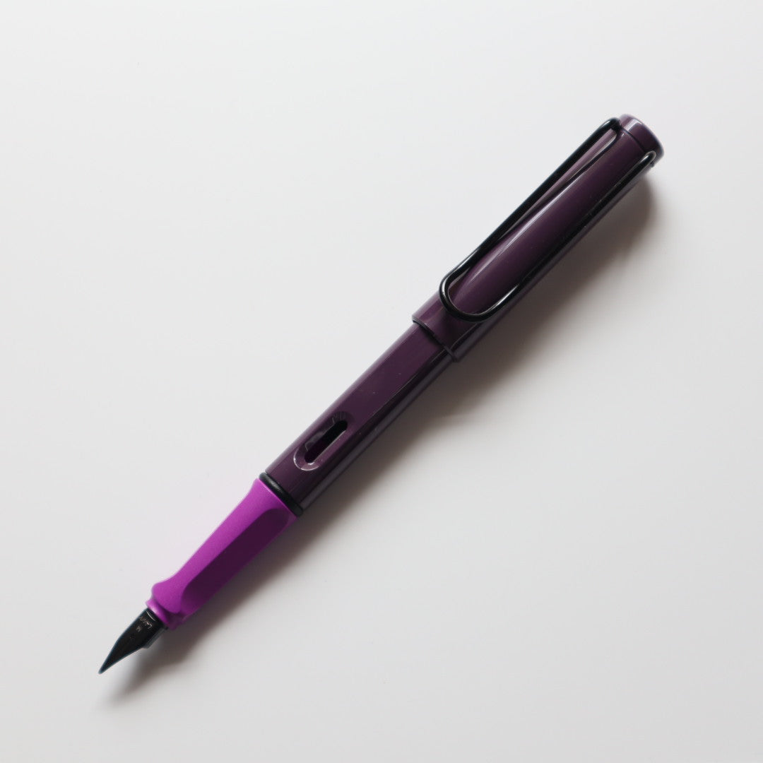 【限定品】LAMY(ラミー) 万年筆 サファリ ヴァイオレットブラックベリー 極細字/細字/中字