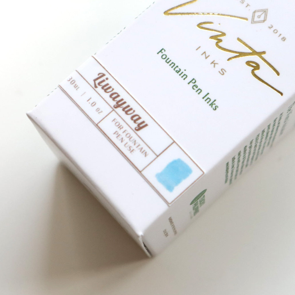 VINTA INKS(ヴィンタインクス) インク30ml エーテルブルー Liwayway 1901【ラメ入り】