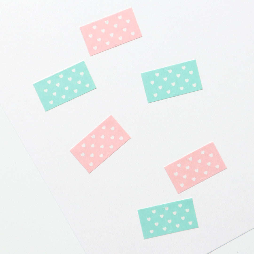 forme.(フォルム) ラベラーシール ハート アクア