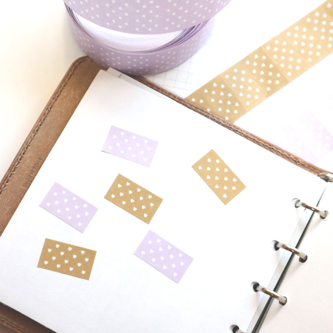 forme.(フォルム) ラベラーシール ハート ラベンダー