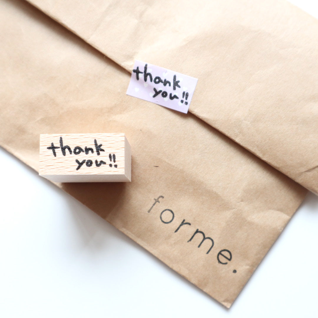 forme.(フォルム) スタンプ thank you!