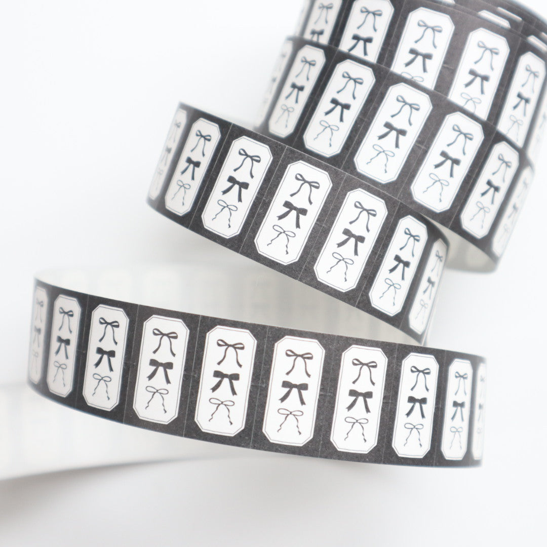 forme.(フォルム) ラベラーシール ribbons モノクロ