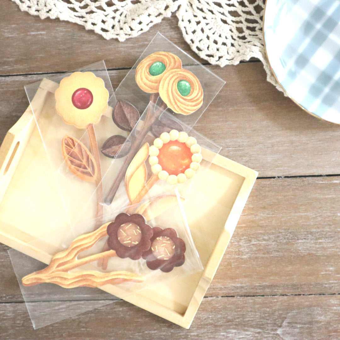 ア・ラ・カル堂 お花クッキーカード2 アプリコット