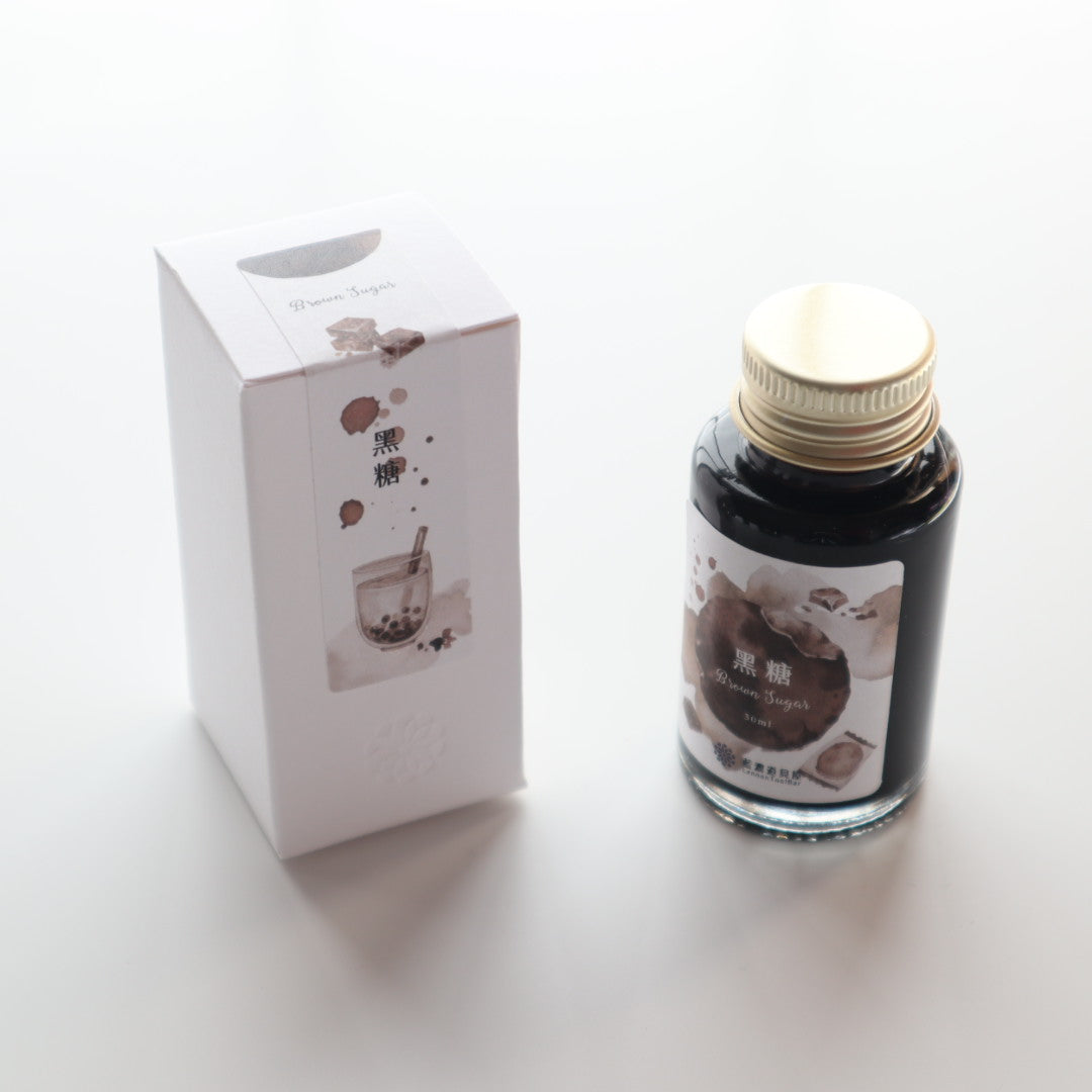 【限定品】藍濃道具屋 インク 30ml 冬令進補(ドンリンジンブ) 黑糖(ヘイタン)