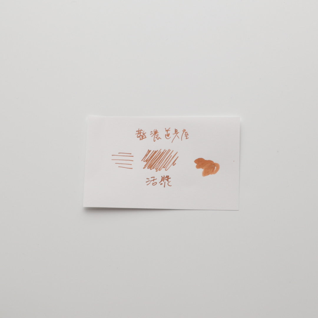 藍濃道具屋 インク 30ml 濯影(チョウイン) 活漿(ホウジャン) 【ラメ入り】