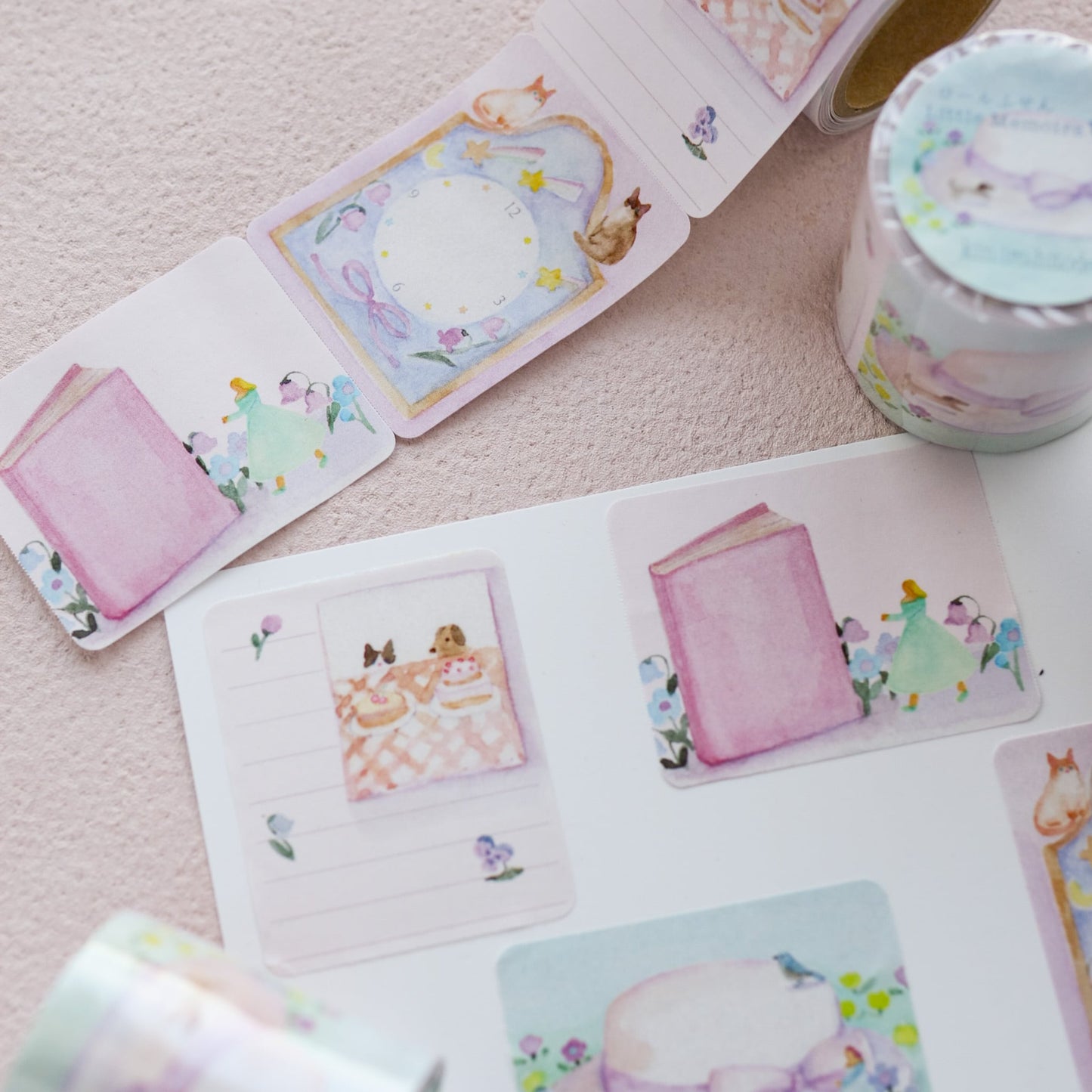 kin.iro.hitode(キンイロヒトデ) ロールふせん Little Memoirs