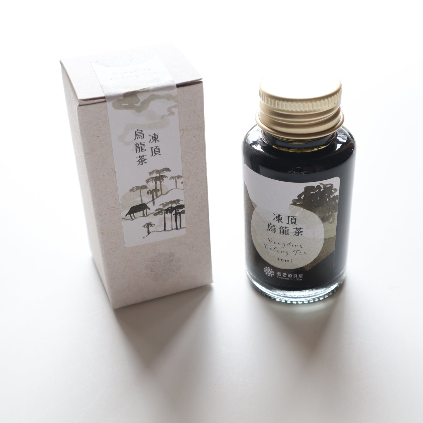 藍濃道具屋 インク 30ml 臺灣茶色 凍頂烏龍茶(ドンディン・ウーロチャ)
