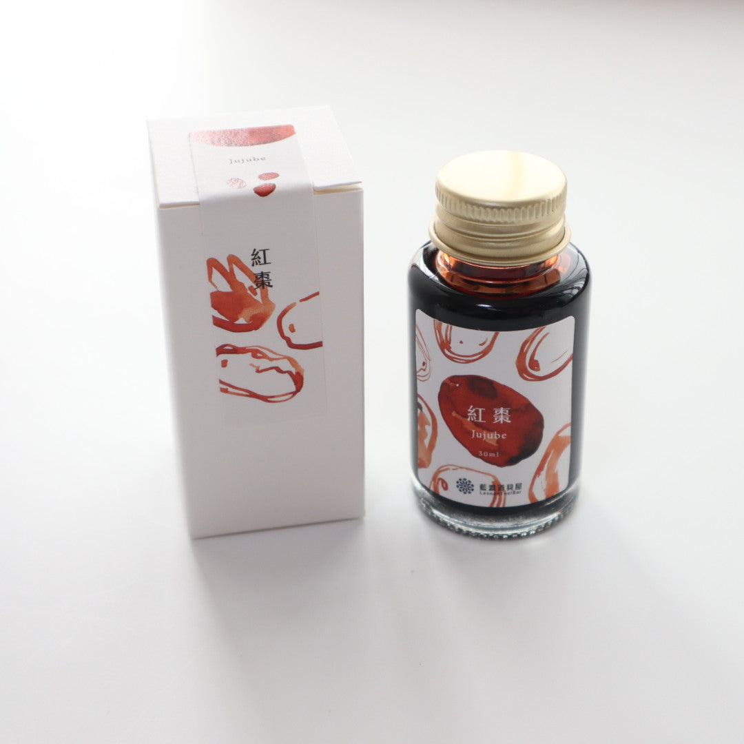 【限定品】藍濃道具屋 インク 30ml 冬令進補(ドンリンジンブ) 紅棗(ホンザオ)