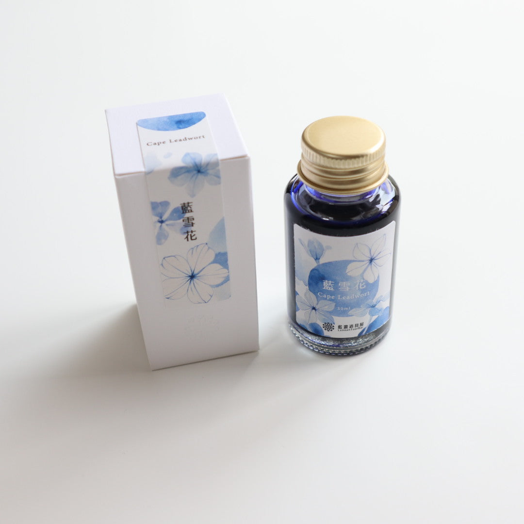 【限定品】藍濃道具屋 インク 30ml 媠甲有春 藍雪花(ラン・シュエ・ホア)