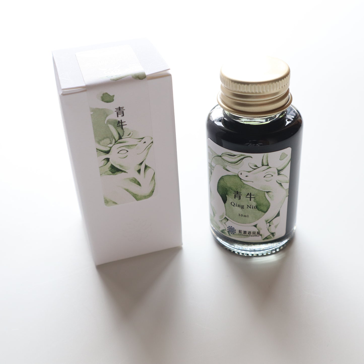 【限定品】藍濃道具屋 インク 30ml 守護獣 青牛(チンニウ)