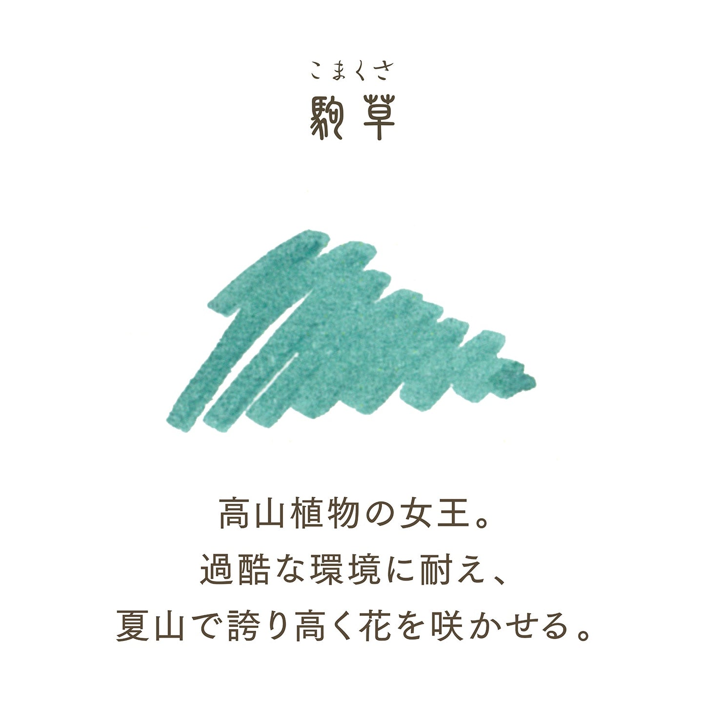 セーラー万年筆 インク 20ml SHIKIORI 四季織 山水 駒草