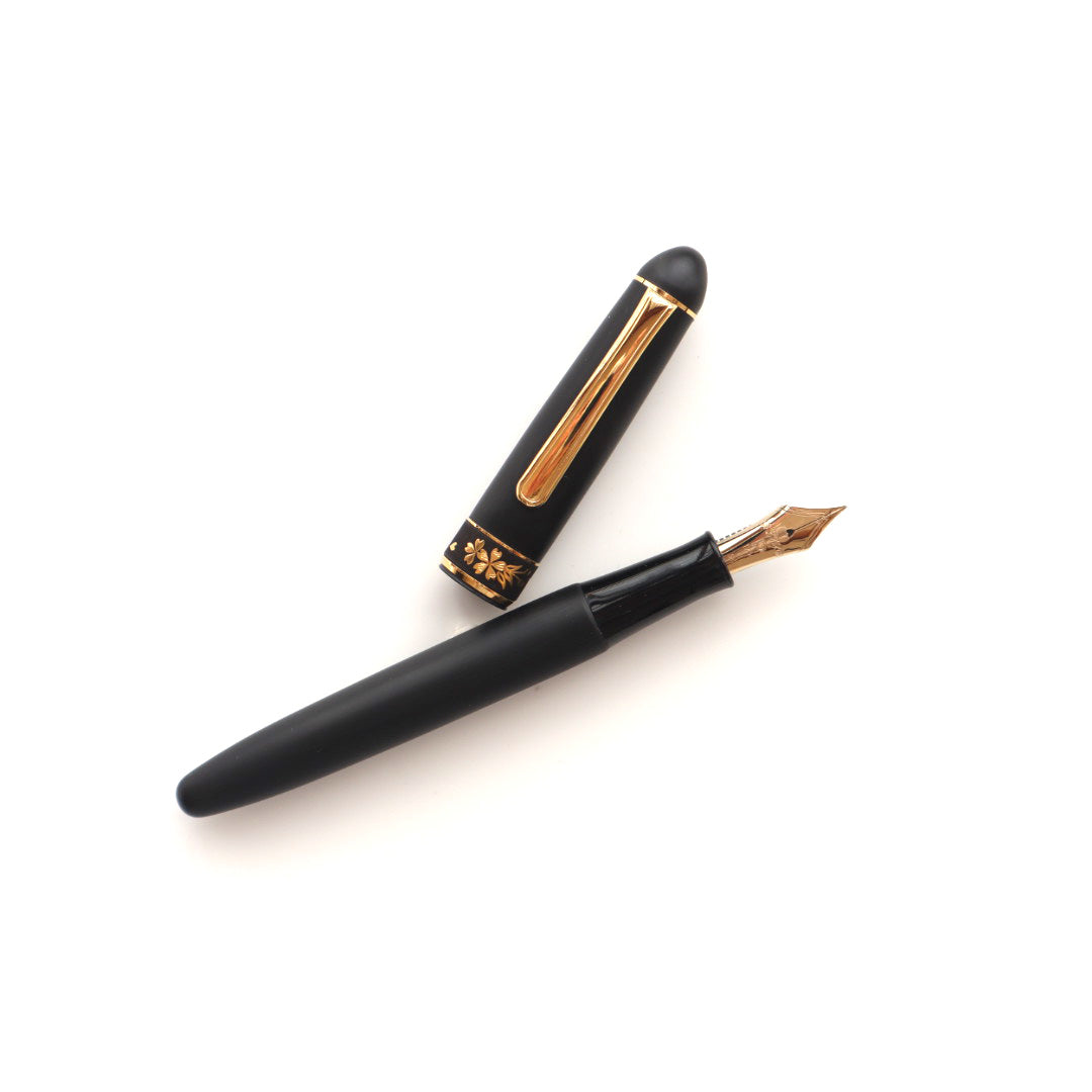 PE1226□プラチナ万年筆 万年筆 #3776 光助作 肥後象嵌 箱付き PE1226□プラチナ万年筆 万年筆 #3776 光助作 肥後象嵌 箱付き