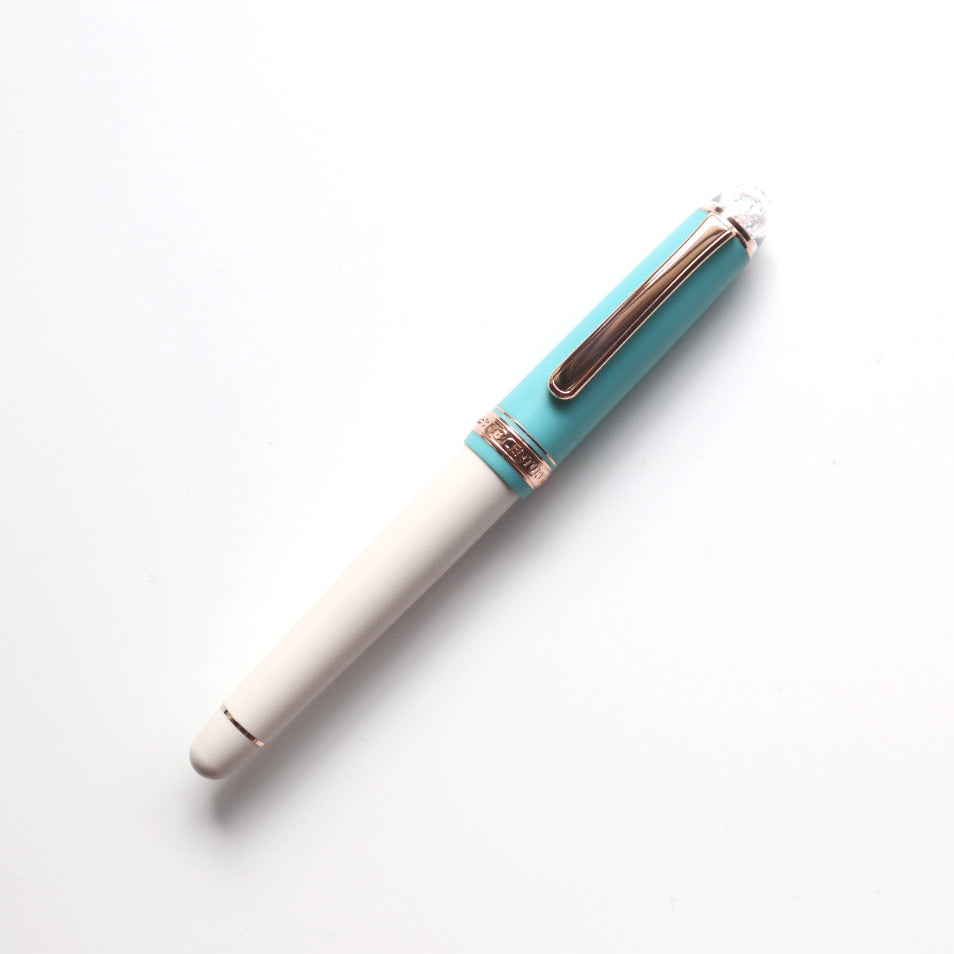 【限定品】プラチナ万年筆 万年筆 #3776 センチュリー シェイプ・オブ・ハート ブルーバード 極細字/細字/中字