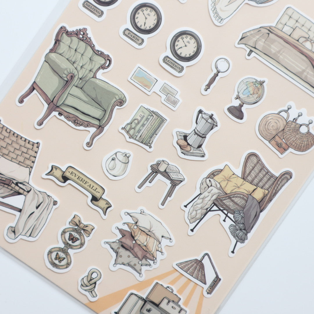 英菲文化创意 シール ゆっくりと年月を過ごす