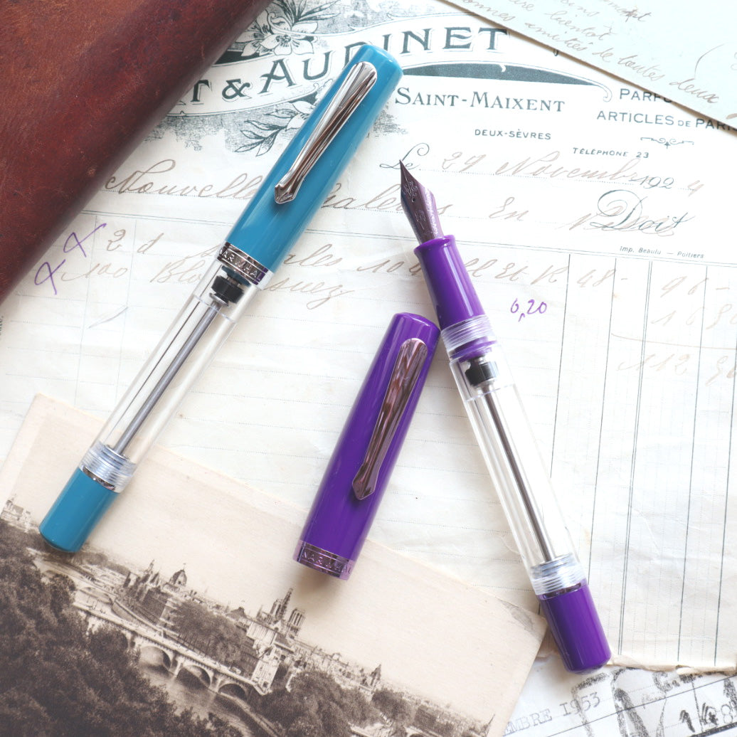 Nahvalur(ナーヴァル) 万年筆 オリジナルプラス アクアマリン 細字/中字