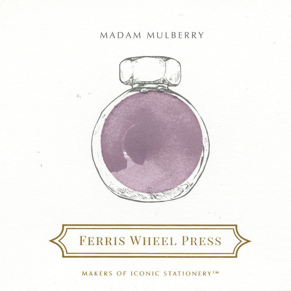 【廃番品】FERRIS WHEEL PRESS(フェリスホイールプレス) インク 38ml THE MORNINGSIDE マダムマルベリー