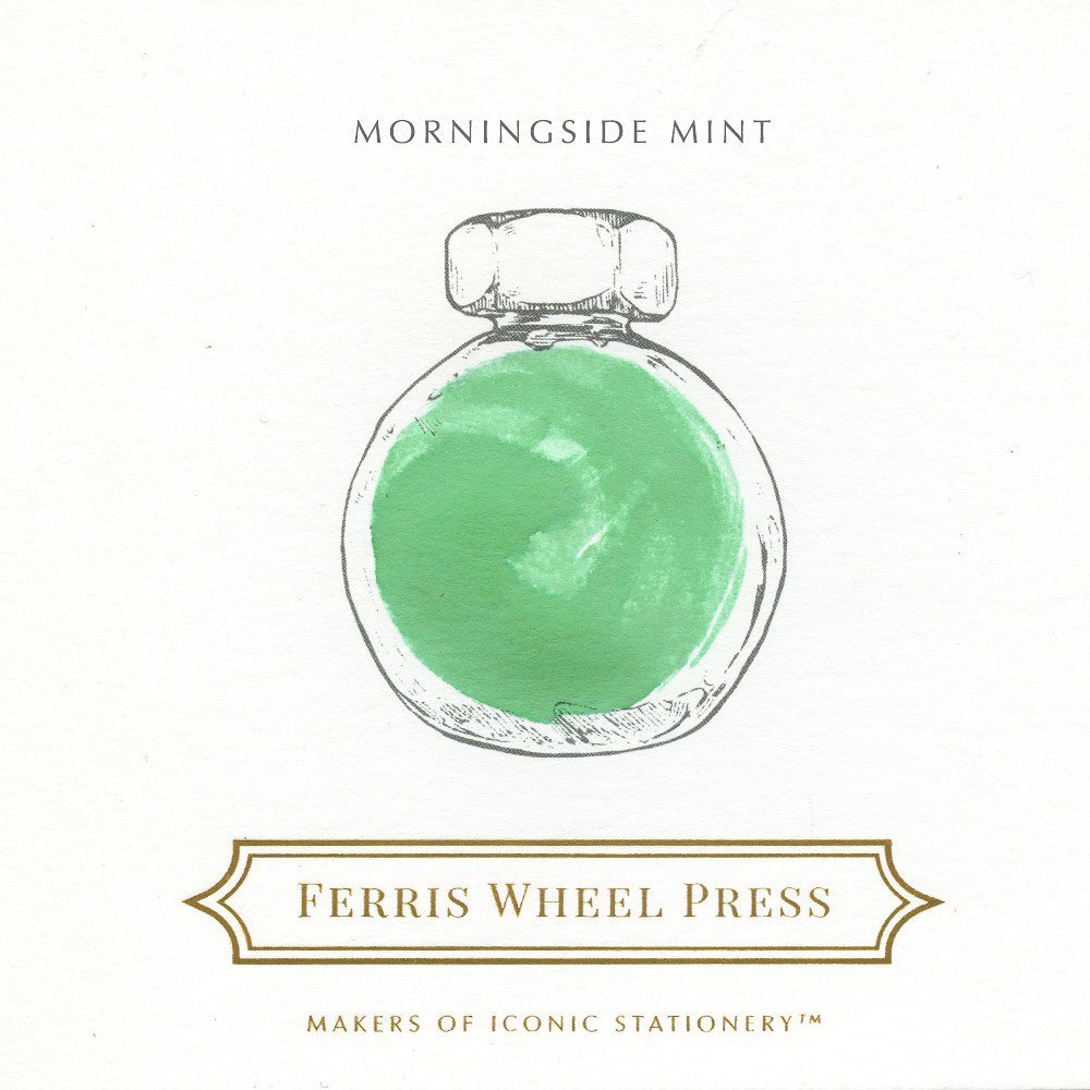 【廃番品】FERRIS WHEEL PRESS(フェリスホイールプレス) インク 38ml THE MORNINGSIDE モーニングサイド ミント