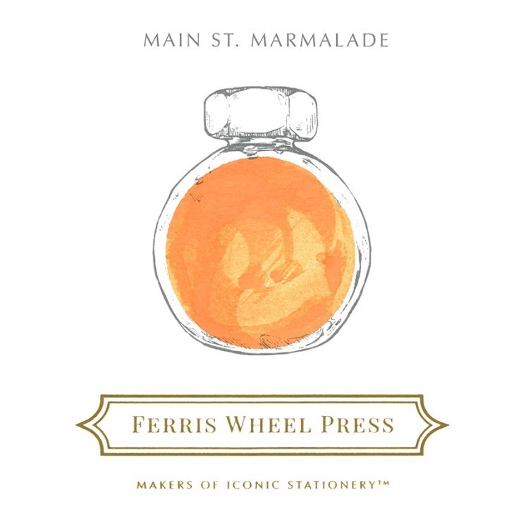 【廃番品】FERRIS WHEEL PRESS(フェリスホイールプレス) インク 38ml TWILIGHT GARDEN メインストリート マーマレード