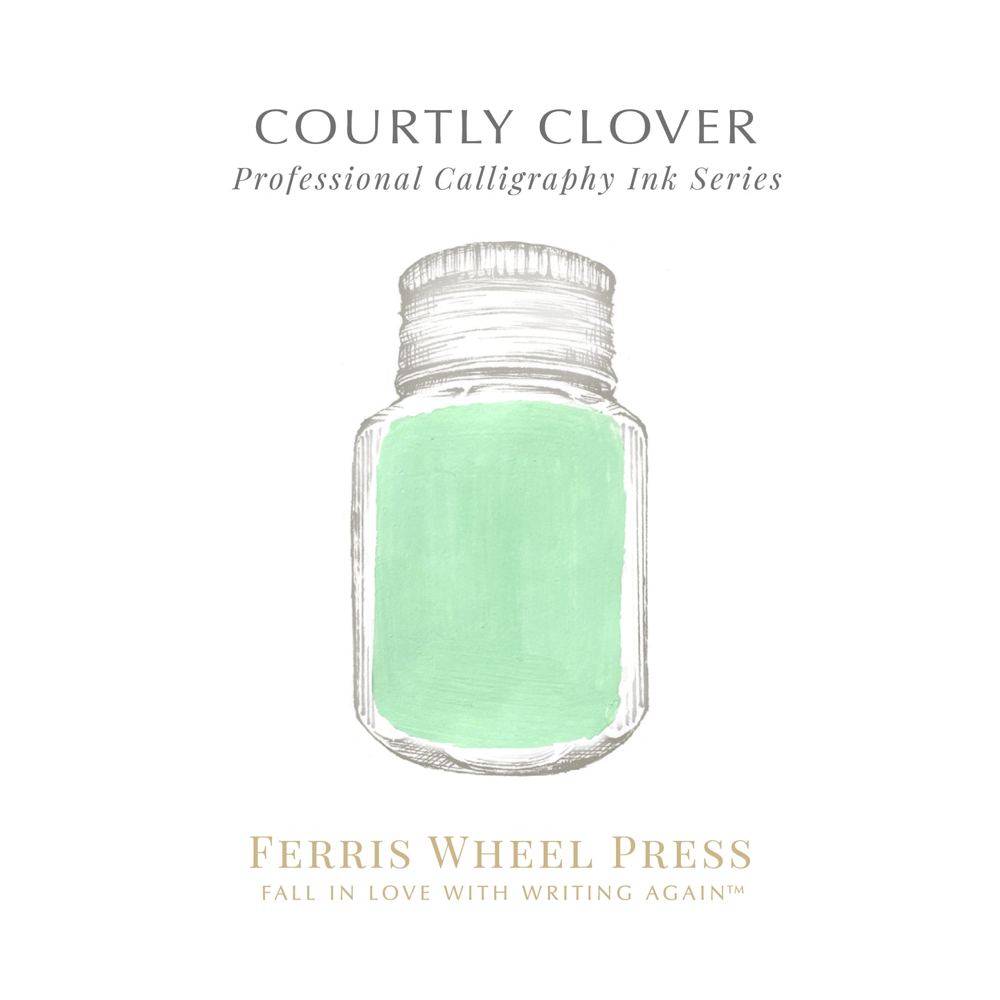 FERRIS WHEEL PRESS(フェリスホイールプレス) インク 28ml コートリークローバー【顔料】