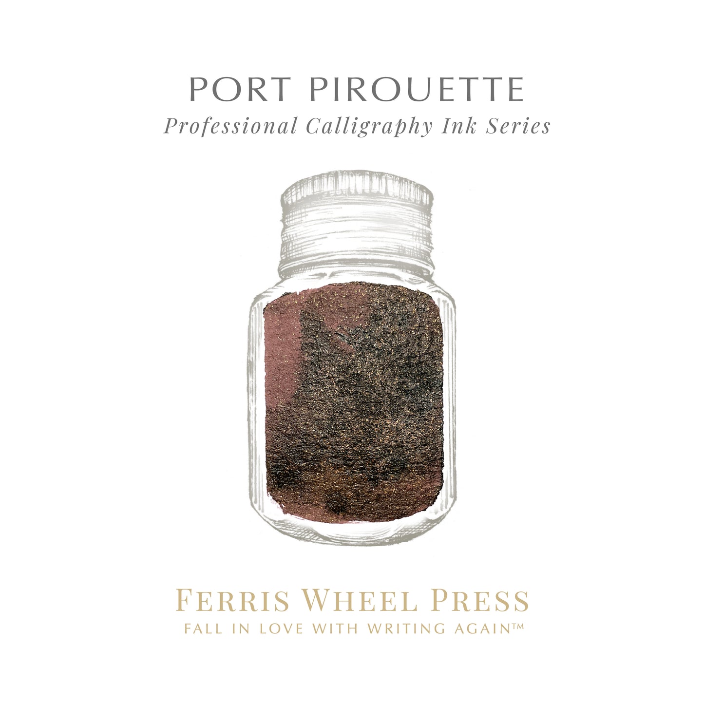 FERRIS WHEEL PRESS(フェリスホイールプレス) インク 28ml ポートピルエット【顔料】【ラメ入り】