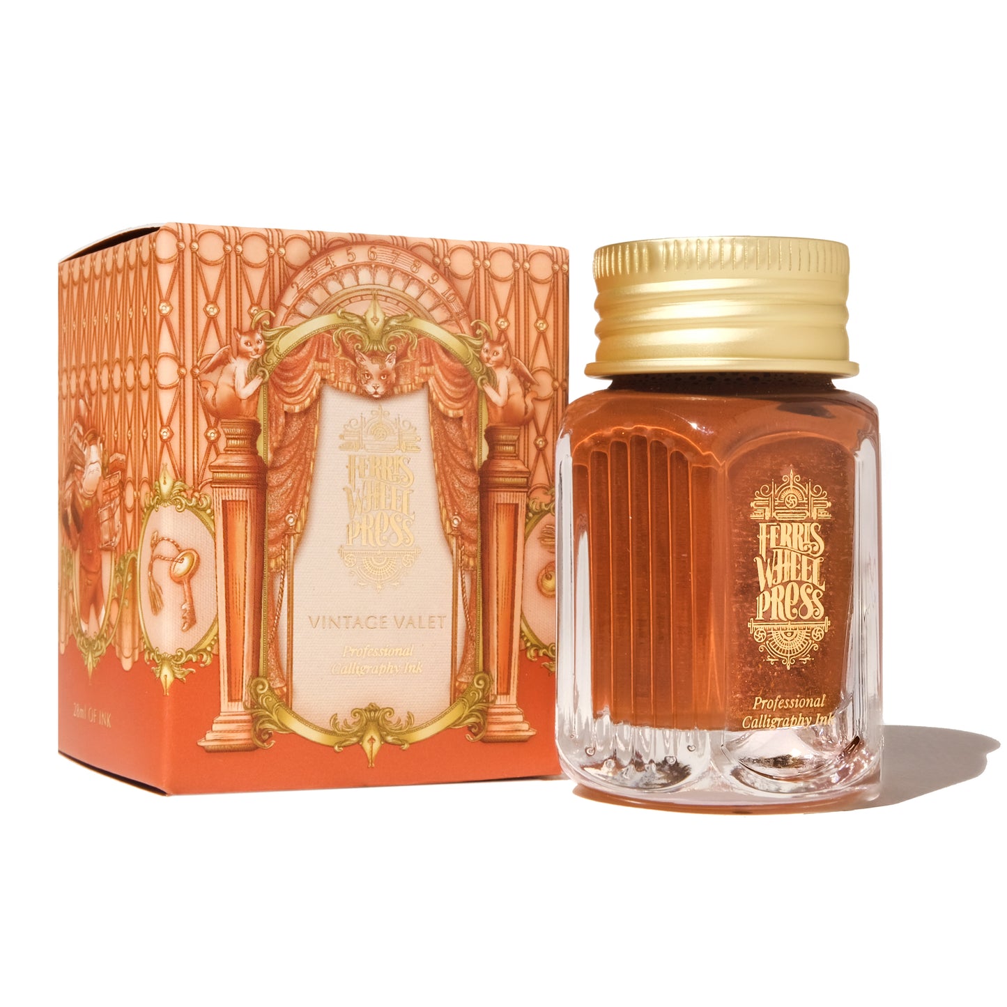 FERRIS WHEEL PRESS(フェリスホイールプレス) インク 28ml ヴィンテージ バレー【顔料】【ラメ入り】