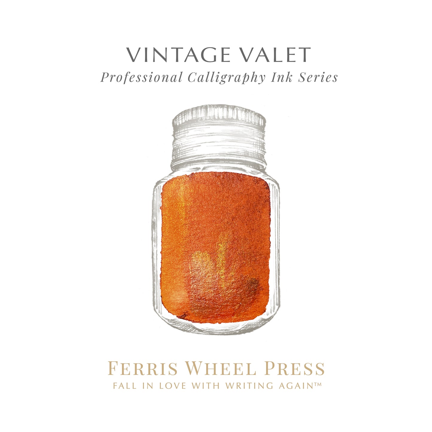 FERRIS WHEEL PRESS(フェリスホイールプレス) インク 28ml ヴィンテージ バレー【顔料】【ラメ入り】