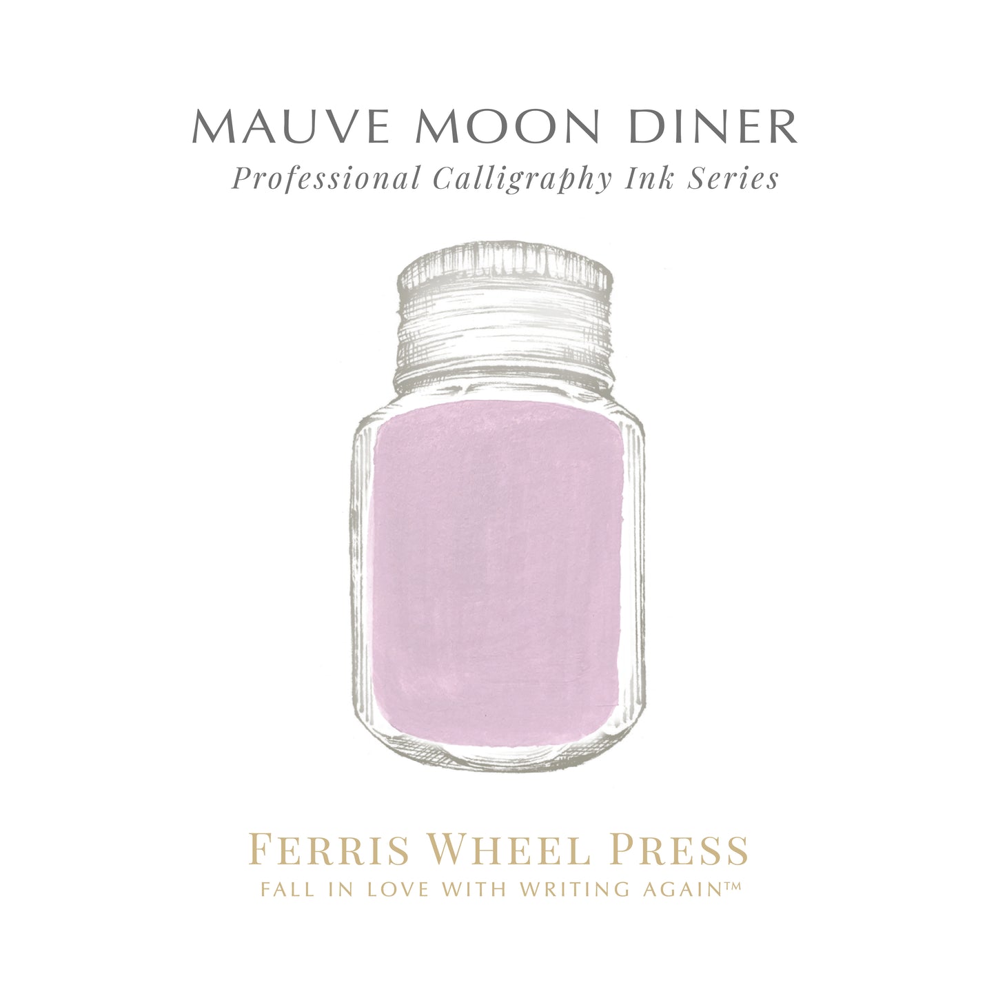 FERRIS WHEEL PRESS(フェリスホイールプレス) インク 28ml モーヴ ムーン ダイナー【顔料】