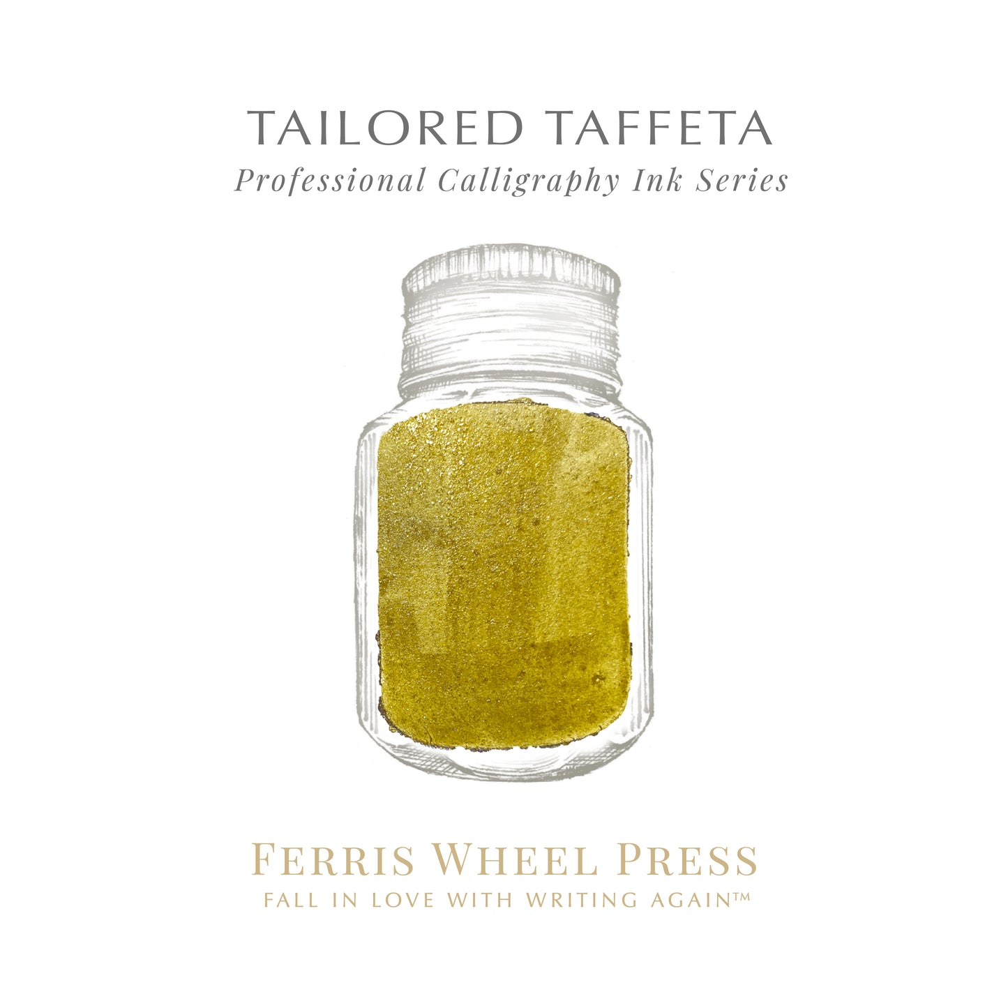 FERRIS WHEEL PRESS(フェリスホイールプレス) インク 28ml テーラード タフタ【顔料】【ラメ入り】
