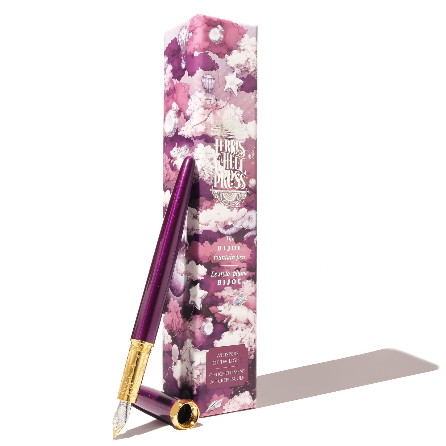 【4月4日より順次出荷】【限定品】FERRIS WHEEL PRESS(フェリスホイールプレス) 万年筆 ビジュー ウィスパーズオブトワイライト 細字/中字