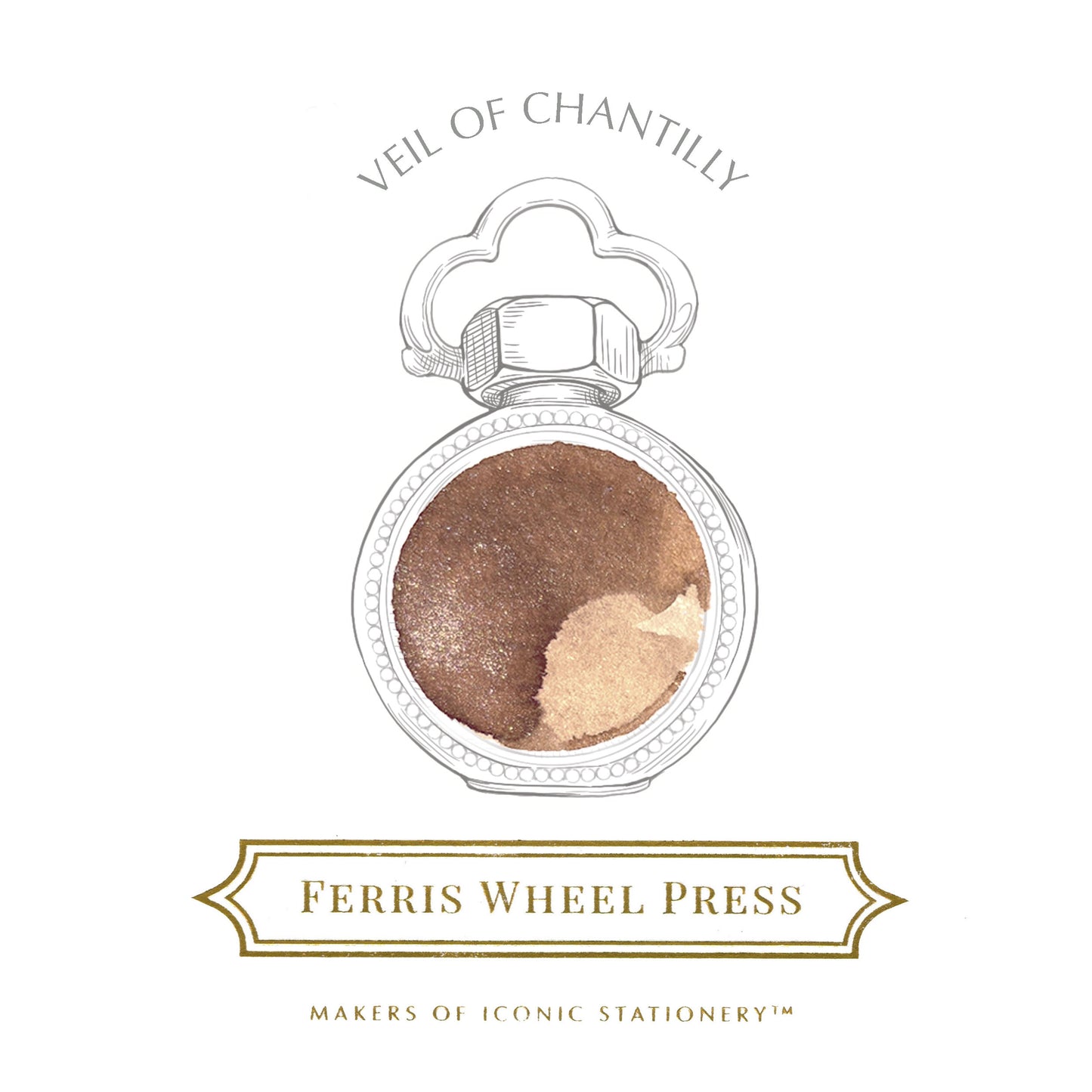 FERRIS WHEEL PRESS(フェリスホイールプレス) インク 38ml HAPPILY EVER AFTER COLLECTION ヴェール オブ シャンティリー【ラメ入り】
