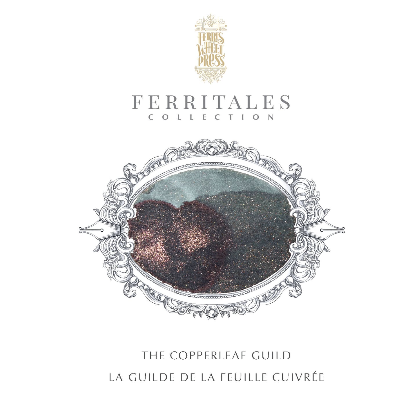 FERRIS WHEEL PRESS(フェリスホイールプレス) インク 20ml FERRITALES ザ コッパー リーフ ギルド【ラメ入り】