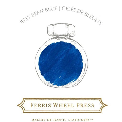 【廃番品】FERRIS WHEEL PRESS(フェリスホイールプレス) インク 38ml GOURMET SUMMER ジェリービーン ブルー