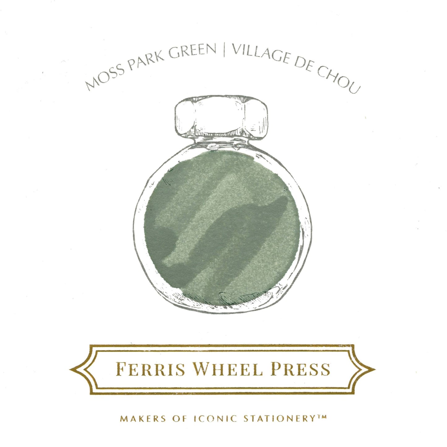 FERRIS WHEEL PRESS(フェリスホイールプレス) インク 38ml AUTUMN IN ONTARIO モスパーク グリーン
