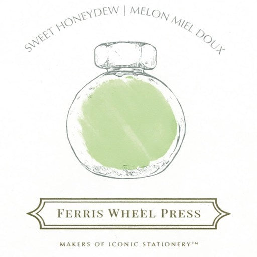 【廃番品】FERRIS WHEEL PRESS(フェリスホイールプレス) インク 38ml THE HIGH TEA スウィート ハニーデュー