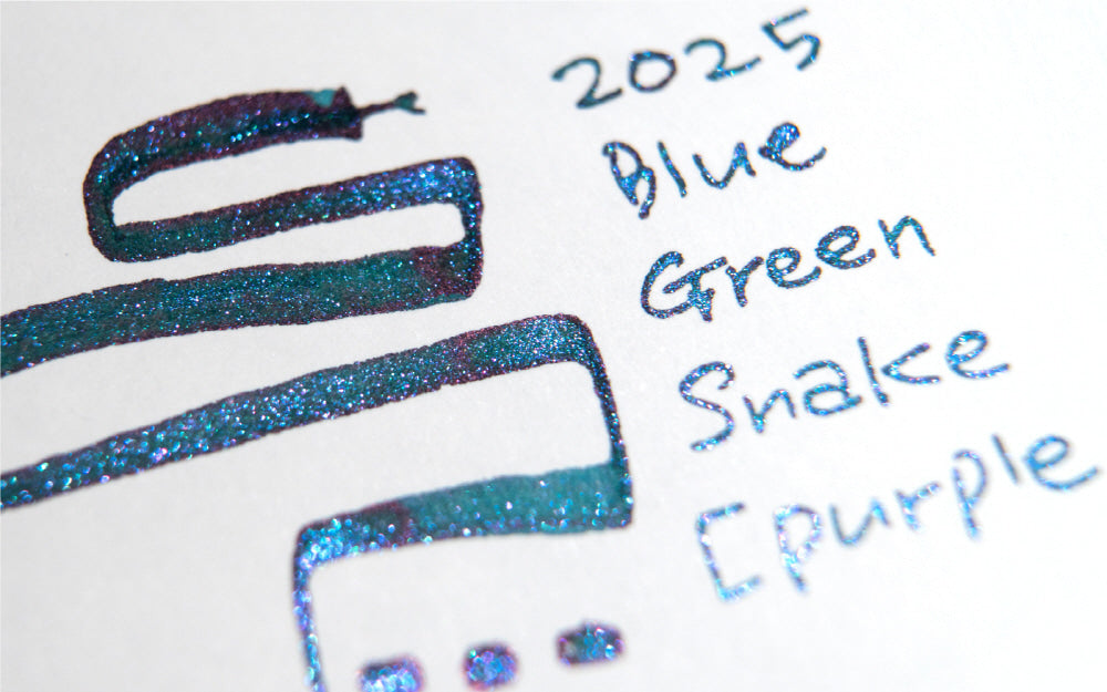 COLOR VERSE(カラーバース) インク15ml 2025 Blue Green Snake glistening Purple Blue【ラメ入り】
