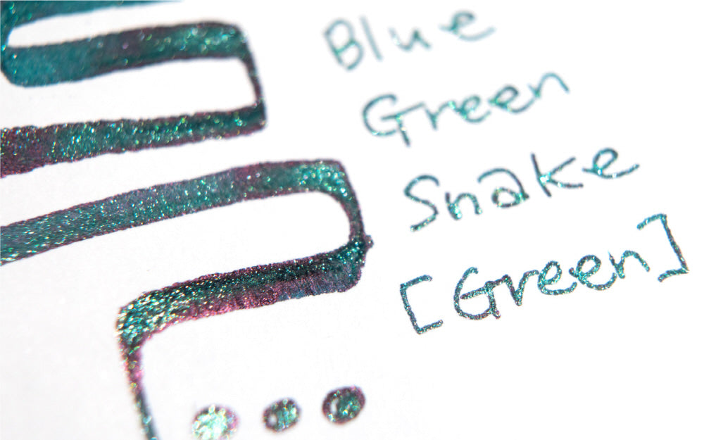 COLOR VERSE(カラーバース) インク15ml 2025 Blue Green Snake glistening Green【ラメ入り】