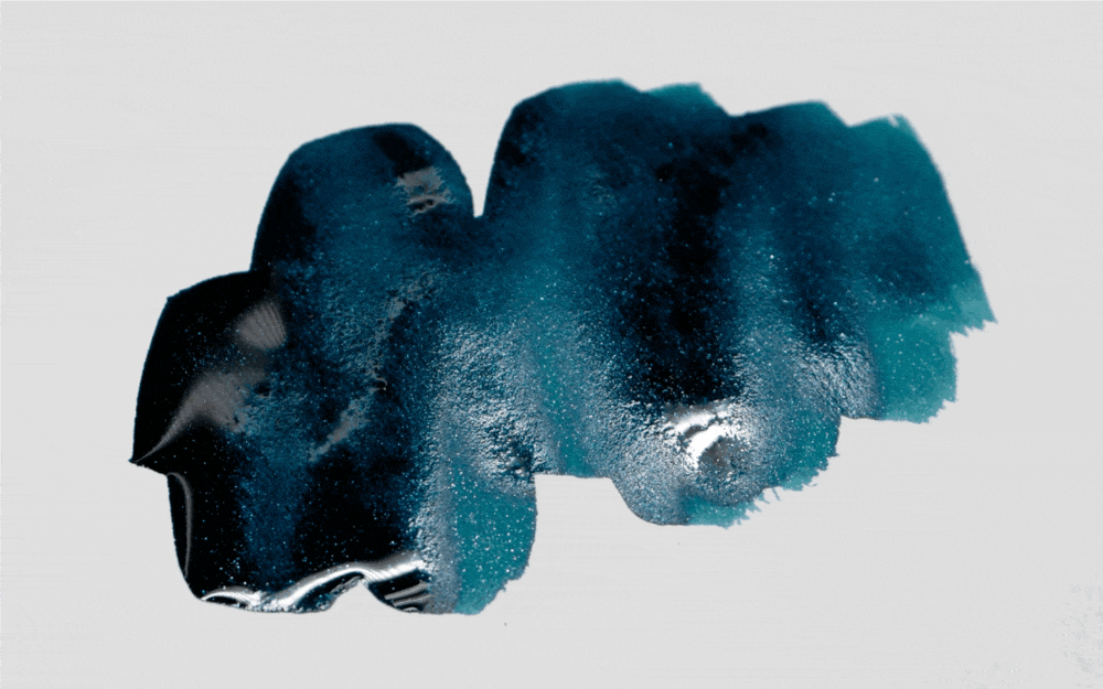 COLOR VERSE(カラーバース) インク15ml 2025 Blue Green Snake glistening Silver【ラメ入り】