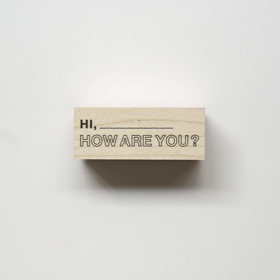FIVE(ファイブ) スタンプ HOW ARE YOU?