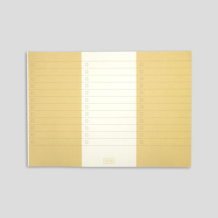 FIVE(ファイブ) TO DO LIST A5サイズ