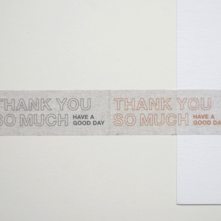 FIVE(ファイブ) マスキングテープ THANK YOU SO MUCH